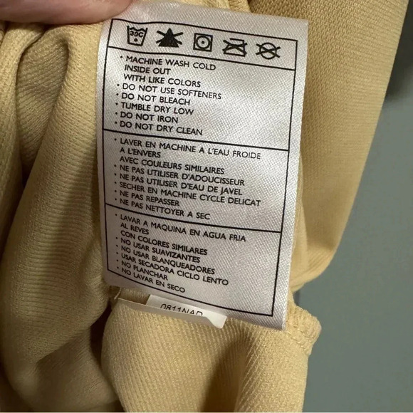 NWOT NIKE Fit Dry Fallen Oak Governor’s Cup Golf Polo Shirt Butter Yellow Size L - Picture 8 of 8